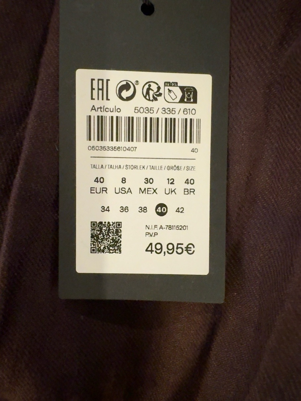 Massimo Dutti brown Bermuda Shorts NWT Size 8 / EUR 40 Current Season - Picture 16 of 16
